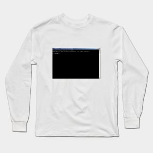 Format C: Long Sleeve T-Shirt